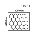 DecorBites™ Hexagon LED Ceiling Light: High-Performance, Best-Selling, Honeycomb Design
