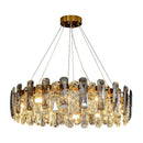 DecorBites™ Crystal LED Chandelier: Modern Luxury Room Decor Pendant Light for Home, Bedroom, Restaurant & Ceiling