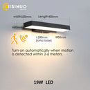 DecorBites™ Dusk Dawn Motion Sensor Outdoor Wall Light Modern Sconces for House Garage Balcony