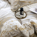 DecorBites™ Egyptian Cotton Luxury Bedding Set Quilt Cover Pillow Shams Bedclothes