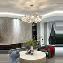 DecorBites™ Crystal Magic Ring Dimmable LED Pendant Light for Living Room & Foyer