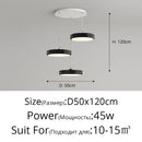 DecorBites™ Circular Dimmable Pendant Light Modern Chandelier for Dining Room, Kitchen Island