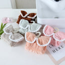 DecorBites™ Kids Microfiber Coral Velvet Hand Towels - Cute & Quick-dry for Children