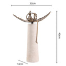 DecorBites™ Golden Metal Abstract Figure Sculpture Home Decor CraftǀCreative Figurine Ornament