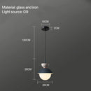 DecorBites™ Glass Ball Pendant Lamp: Modern Nordic Light Fixture for Home Decor, Kitchen, Dining, Bedroom