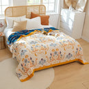 DecorBites™ Cotton Gauze Air-Conditioning Blanket - Luxury European Leisure Blanket