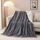 DecorBites™ Cozy Sherpa Twin Blanket - Reversible Fleece and Velvet Plush Warm Winter Bed Throw