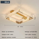 DecorBites™ Crystal Ceiling Chandelier Dimmable LED Lights for Luxury Foyers and Bedrooms