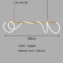 DecorBites™ LED Long Hose Chandelier for Dining Room Kitchen Bar Pendant Lamp