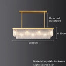 DecorBites™ Elegant Crystal Glass Chandelier for Luxury Home Decor