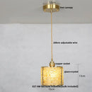 DecorBites™ Glass Crystal LED Pendant Light - Adjustable Luxury Fixture for Kitchen, Foyer, Bathroom