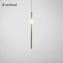 DecorBites™ Glass Pendant Lights: Modern Long Hanging Lamps for Kitchen, Dining Room, and Shop