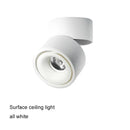 DecorBites™ COB LED Ceiling Spot Light, Adjustable Angle, Black/White Shade, AC85-265V
