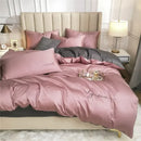 DecorBites™ Egyptian Cotton Bedding Set with Sheet Pillowcase Blanket Cover - Queen King Size