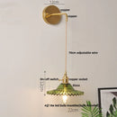 DecorBites™ Green Glass Knob Switch LED Wall Lights for Kitchen, Bedroom, Living Room