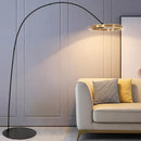 DecorBites™ Gouden Koperen Zwarte Dimbare LED Vloerlamp voor Woonkamer en Hotel
