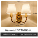 DecorBites™ Cloth Cover Wall Light for Bedroom, Living Room, Restaurant, and Corridor