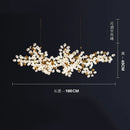 DecorBites™ Gold Grape Luxury Glass Pendant Chandeliers for Living Room and Kitchen