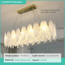 DecorBites™ Cream Wind LED Chandelier for Master Bedroom, Living Room & Children's Room