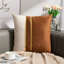 DecorBites™ Houndstooth Cushion Cover 30x50cm Black and White Bow Waist Pillow Case
