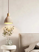 DecorBites™ Japanese Style Yellow Cave Stone Pendant Lamp for Bedroom, Restaurant, Bar