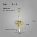 DecorBites™ Iron Art Dinning Room Pendant Light in Black/Gold - Modern Nordic LED Fixture
