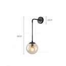 DecorBites™ Glass Ball Wall Lamps for Bedroom, Staircase, Corridor - Modern Nordic Design