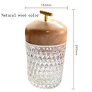 DecorBites™ Diamond Crystal Table Lamp: Magnetic Charging, Touch Control, LED Night Light