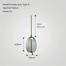 DecorBites™ Glass Knot Pendant Chandelier Light for Bedroom Kitchen Dining Room