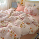 DecorBites™ Cartoon Pattern Cotton Fitted Sheet Set – Soft & Cozy Bedding for Adults & Kids
