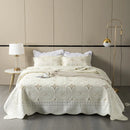 DecorBites™ Gold Embroidery Cotton Bohemia Quilt Set - 3PCS Coverlet & Pillowcase