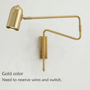 DecorBites™ Adjustable Long-Arm Wall Lamp with Switch, E27 Flex Reading Bedside Light