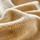 DecorBites™ Cozy Milk Velvet Fitted Sheet for Autumn & Winter Mattress Topper