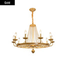 DecorBites™ Crystal Chandelier: Retro Industrial Lighting for Living Room, Dinning Room Decor