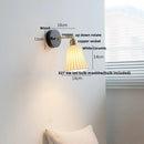 DecorBites™ Black Wood LED Wall Sconce Rotatable Stair Light, Modern Nordic Design