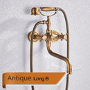 DecorBites™ Dual Handle Luxury Bathtub Faucet with Handheld Shower Mixer