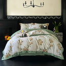 DecorBites™ Egyptian Cotton Bedding Set: Queen King Full Size Sheet Pillowcase Comforter Cover