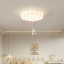 DecorBites™ LED Bubble Cloud Rabbit Ceiling Light - Cream Style Warm Lighting for Children's Room