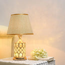 DecorBites™ Crystal Table Lamp: Elegant Bedroom Nightstand Light for Warm & Romantic Ambiance