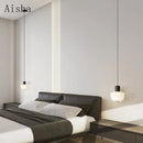 DecorBites™ Acrylic LED Hanging Lamp for Minimalist Bedroom Decor
