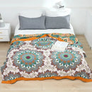 DecorBites™ Cotton Gauze Boho Throw Blanket