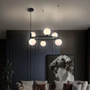 DecorBites™ Glass Chandelier G9 Hanging Light for Living Room Bedroom Decor