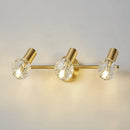 DecorBites™ Gold Crystal Wall Lamp Study Bedroom LED Light Fixture Modern Luxe Decoration
