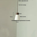 DecorBites™ Ceramic Wood Pendant Lamp LED Hanging Light Fixture for Modern Home Decor