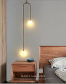 DecorBites™ Gold Glass Ball Pendant - Modern Hanging Lamp for Living Room Bedroom