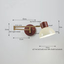 DecorBites™ Creamy Iron LED Wall Lamp Bedroom Living Room Bathroom Mirror Stair Light