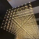 DecorBites™ Cube LED Chandelier for Modern Luxury Living Room & Dining Office Hotel