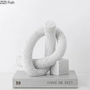 DecorBites™ Abstract Twisted Knot Sculpture for Room Aesthetics Decor