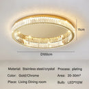 DecorBites™ Crystal LED Ceiling Chandelier for Home Living Room Lighting Decoration