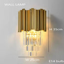 DecorBites™ Gold Crystal Ceiling Lights for Modern Home Decor